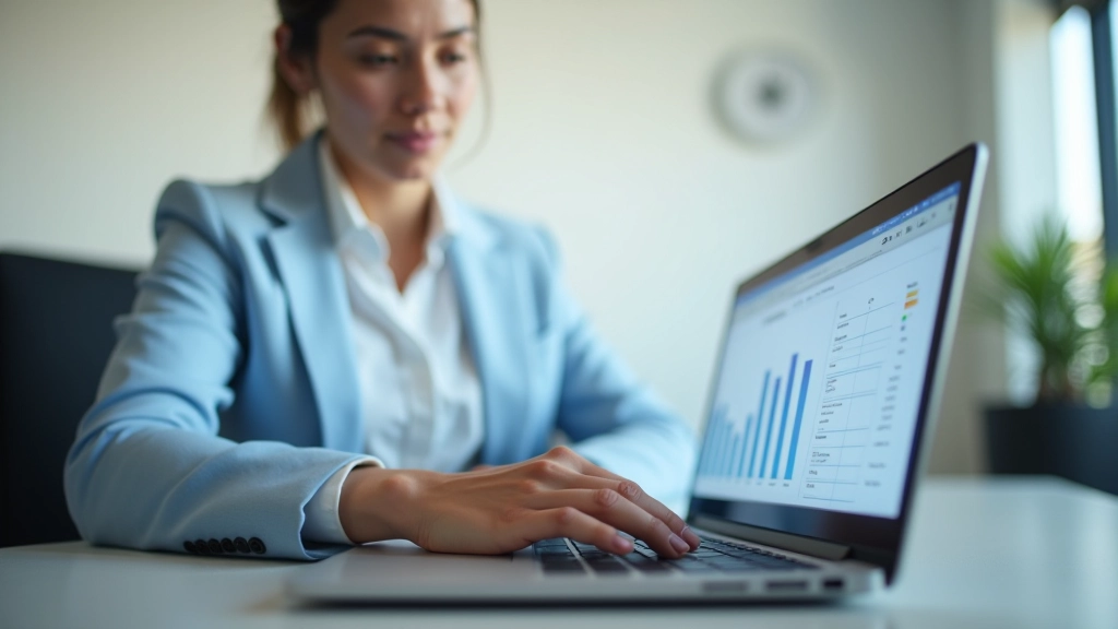 Growth chart showing increasing income trends on financial dashboard