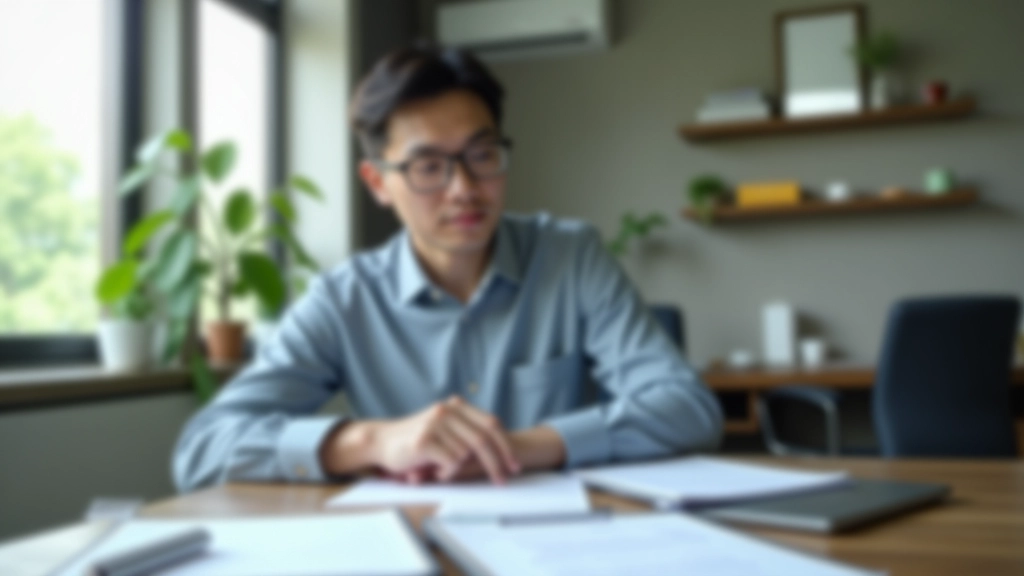 Person analyzing budget data on laptop with financial documents