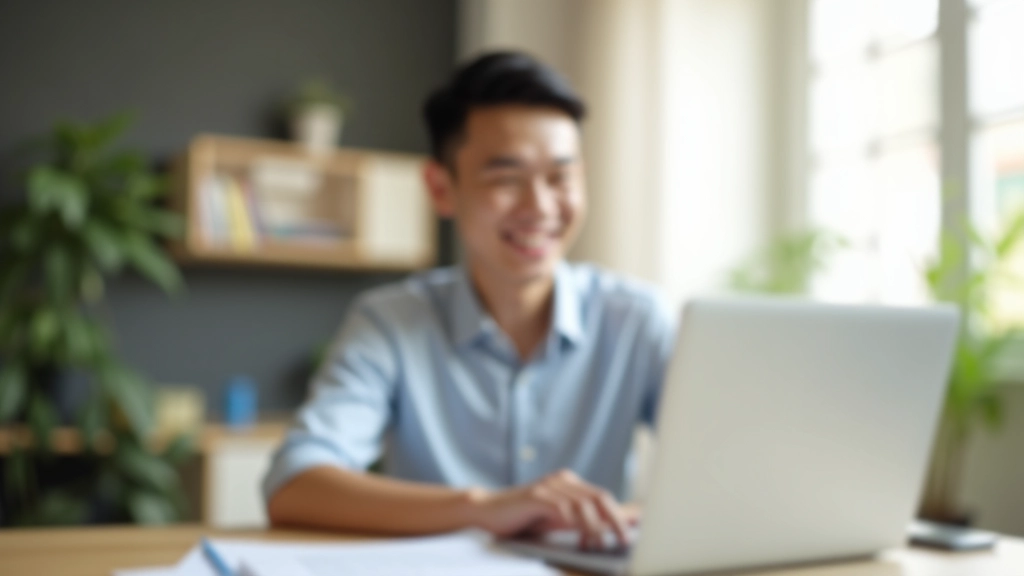 Person celebrating financial milestone with positive attitude